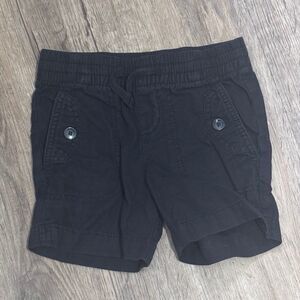 Wonder Nation Girls Size XS (4/5) Black Knit Pull On Shorts